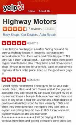 Highway Motors Chico Yelp Reviews