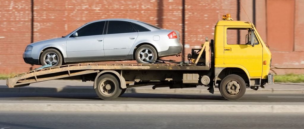 Car On Tow Truck